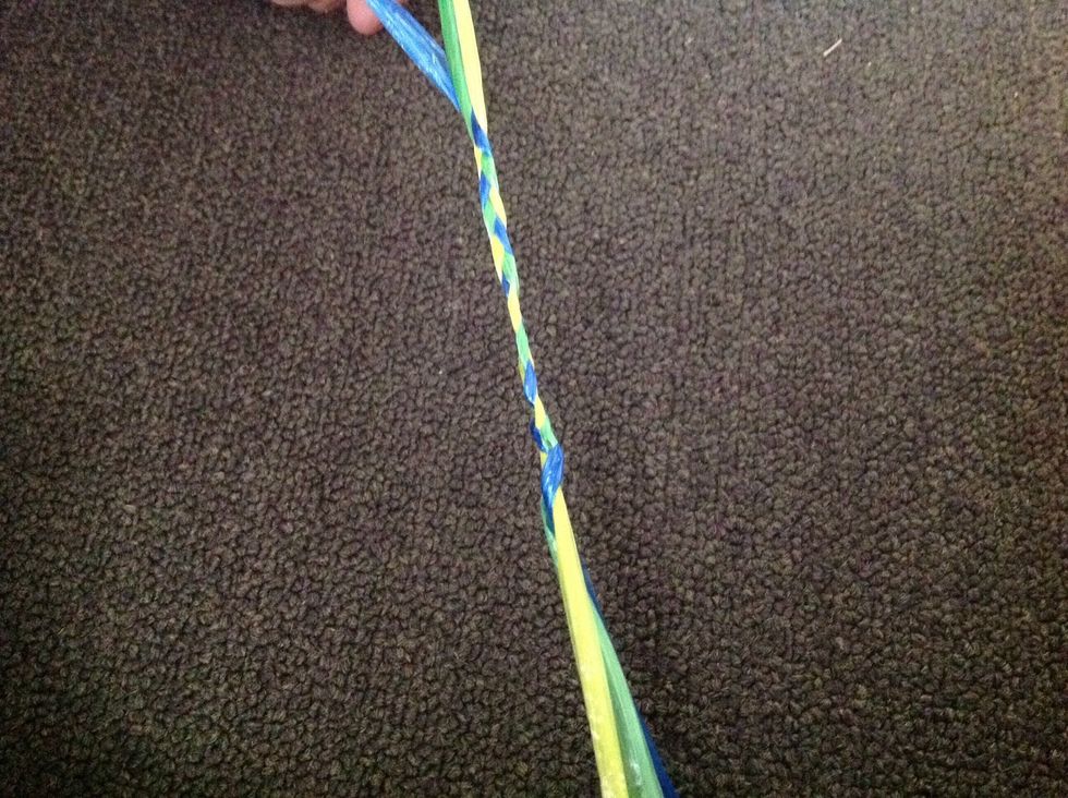 Then start plating the 3 strings