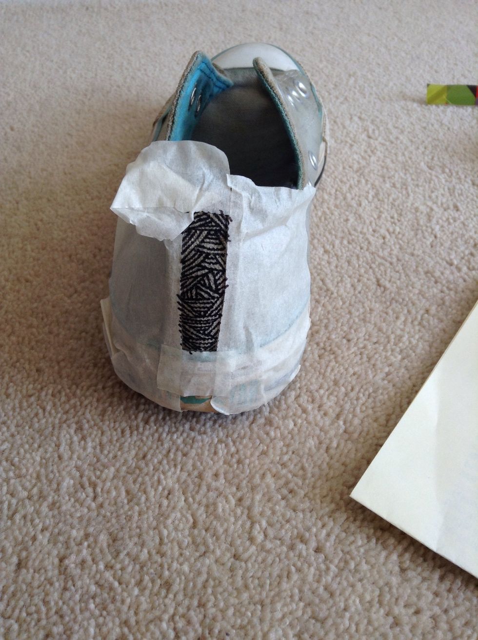 Then start to doodle with a permanent marker