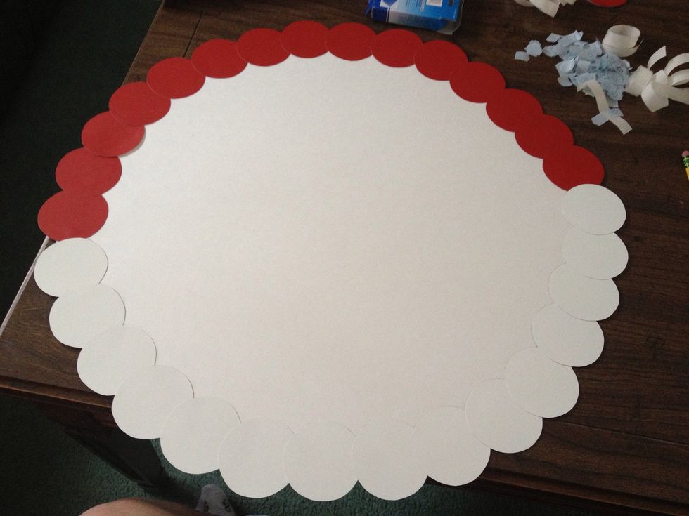 Then stick them down!