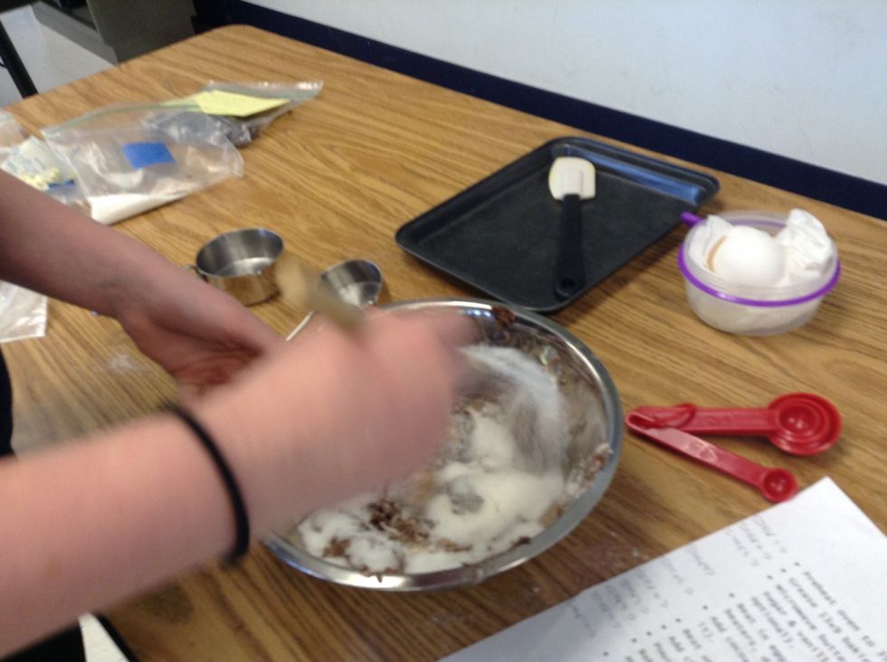 Then, stir  all together.