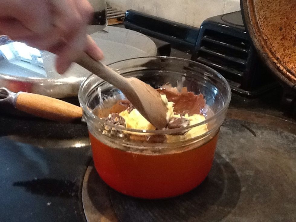 Then stir it every so often