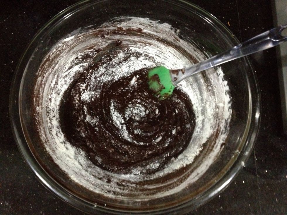 Then switch to a spatula.