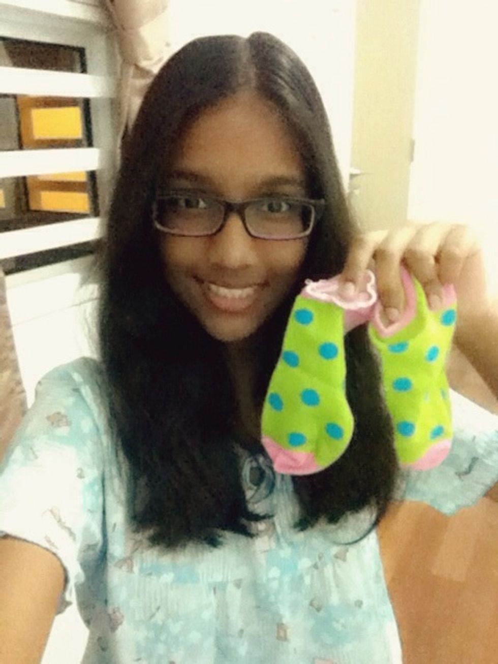 Then, take a CLEAN pair of socks \ud83d\ude0a