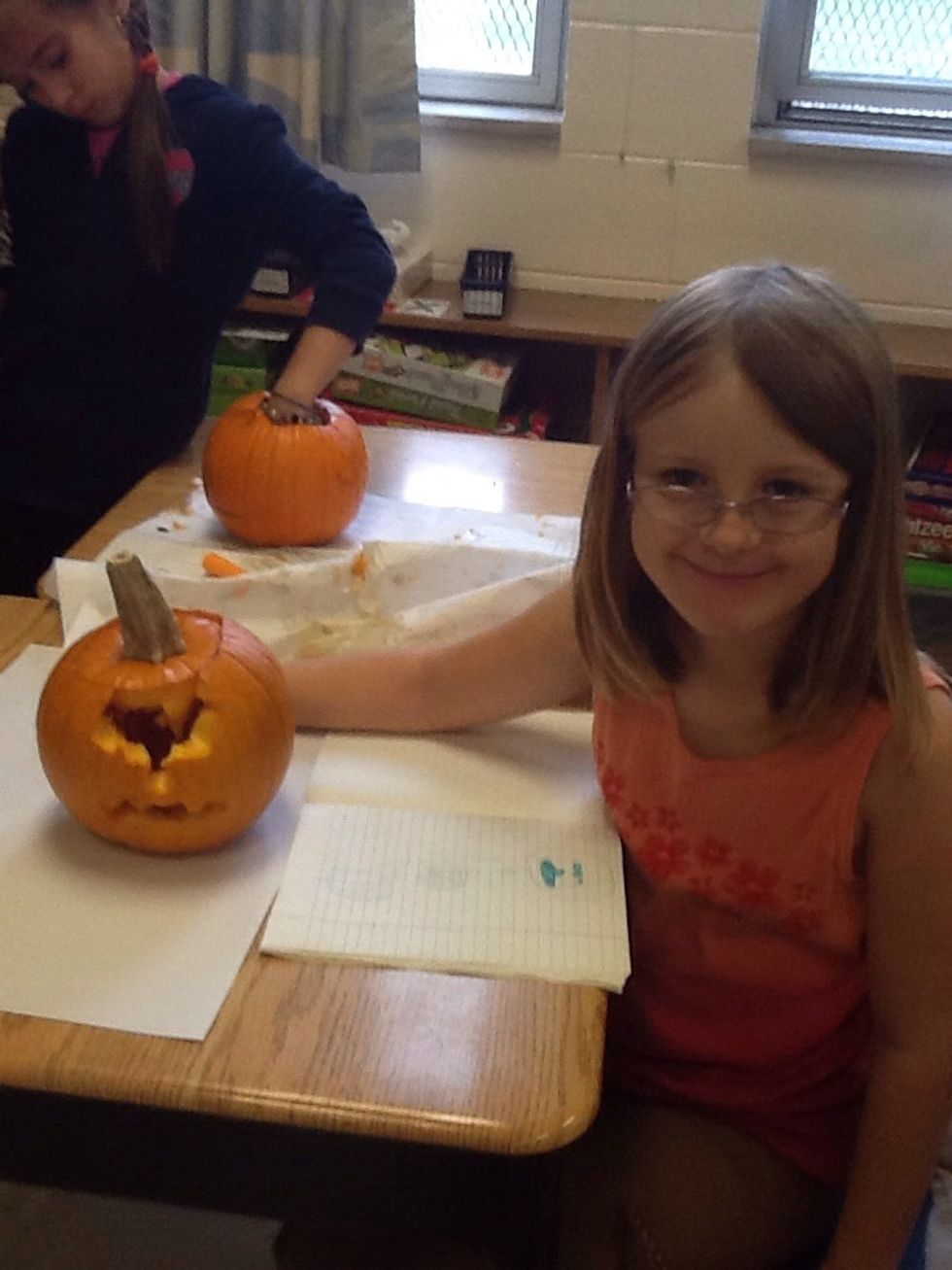 Then take a picture of your jack-o-lantnern.