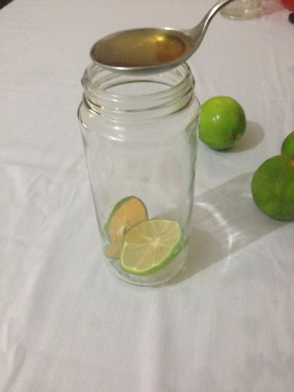 Then, take a spoon of honey...