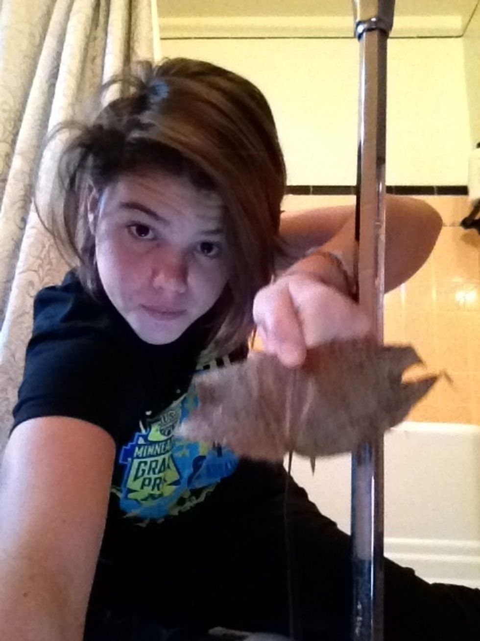 Then take one leaf and fold it in half like so,then set it aside