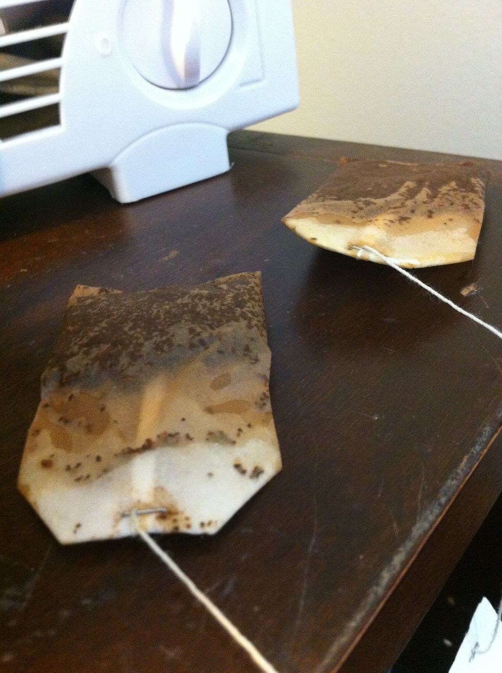 Then take the bags out when they're finally cool enough...