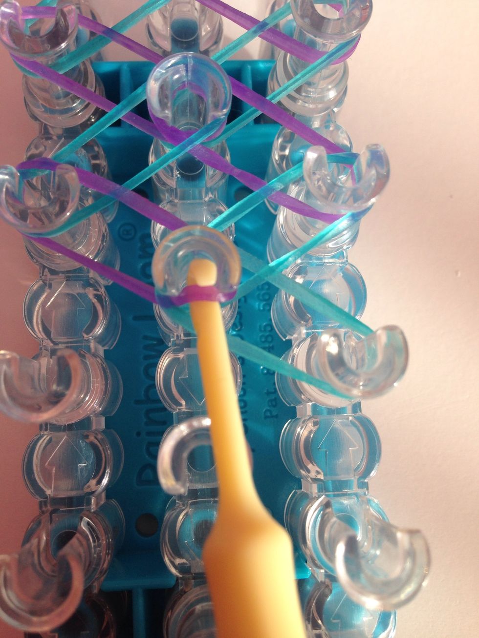 Then take the purple band.