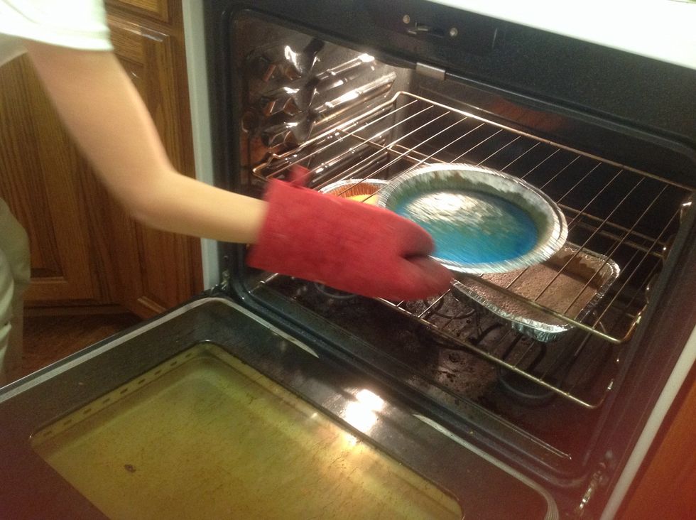 Then take them out of the oven.