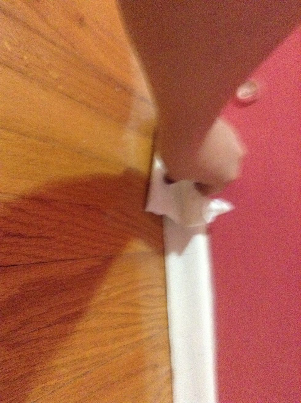 Then take your paper towel and wipe the surface