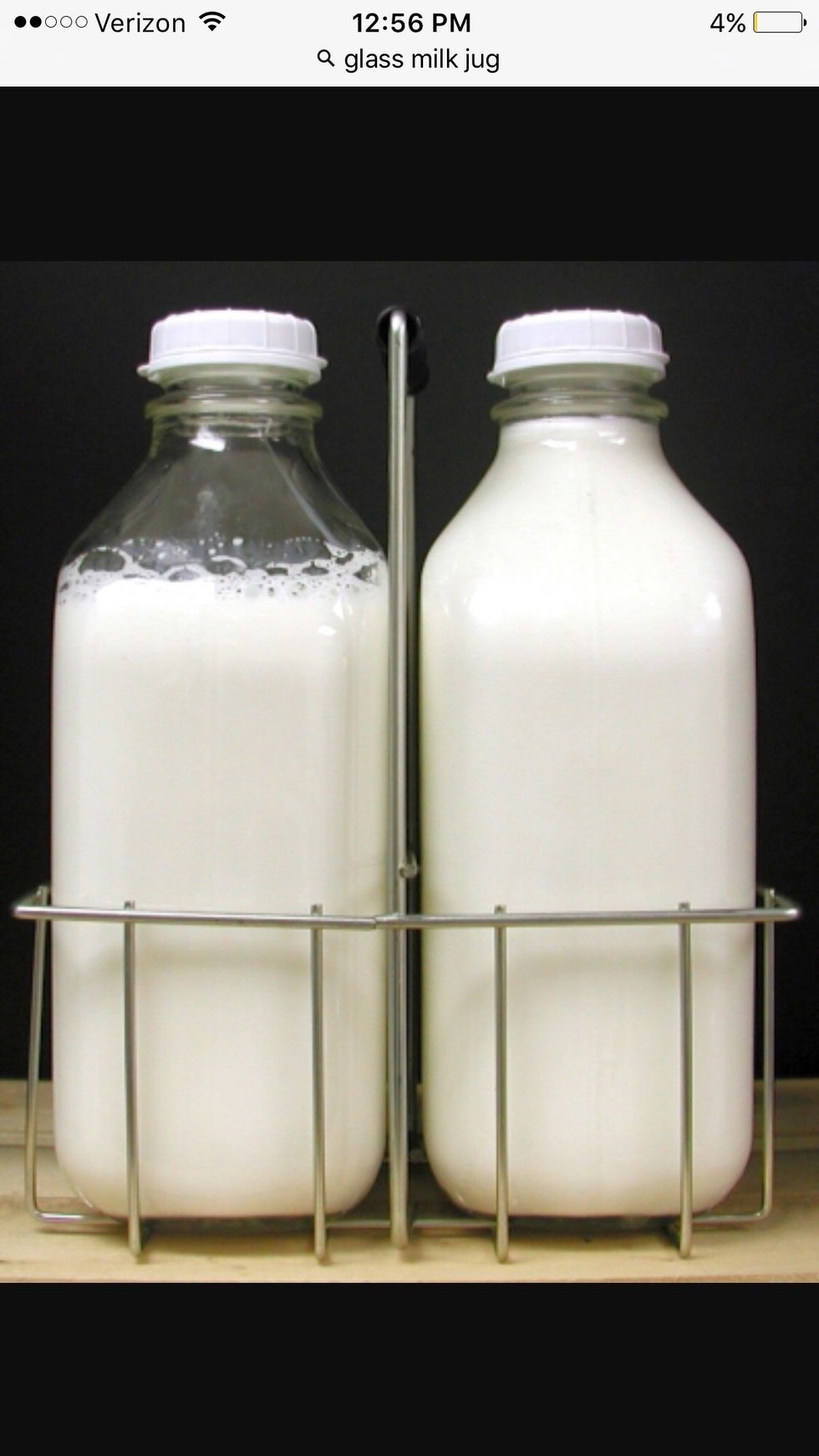 Then take your skim milk and fill it the rest of the way up and enjoy \ud83d\ude0a