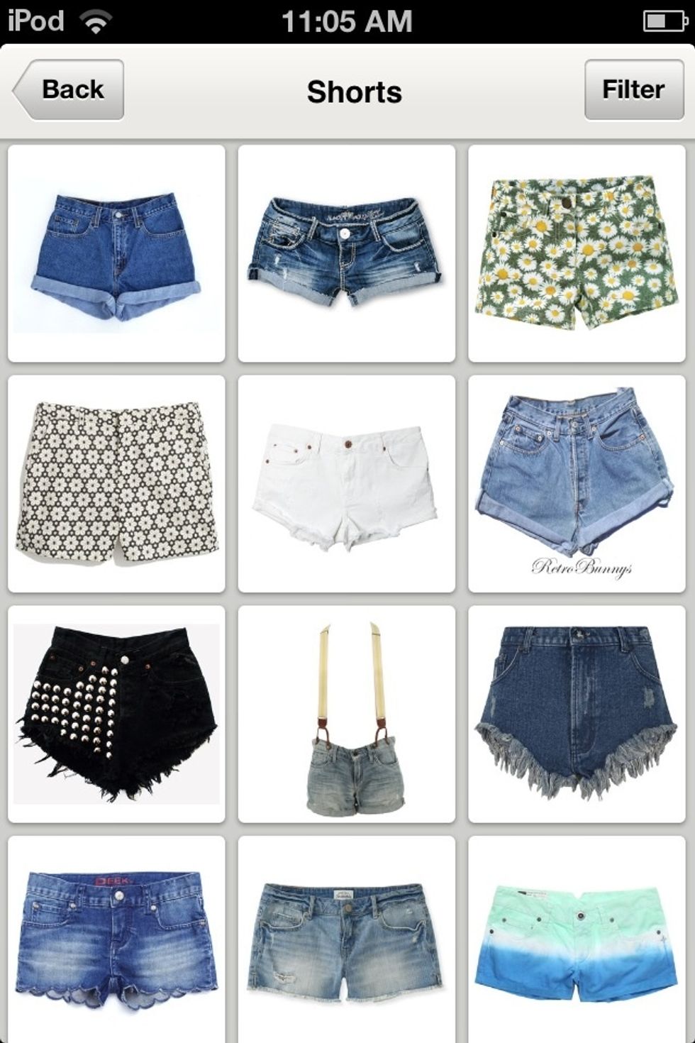 Then Tap add an item again and pick shorts or pants