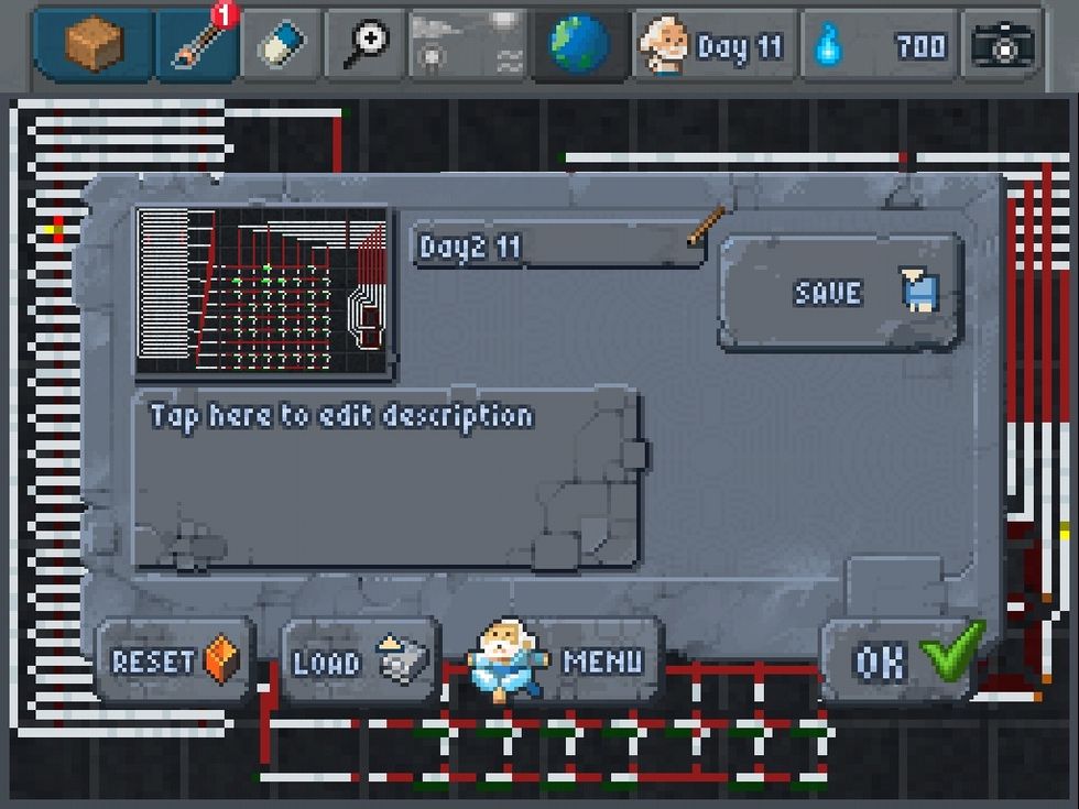 Then tap the globe then tap save then tap ok