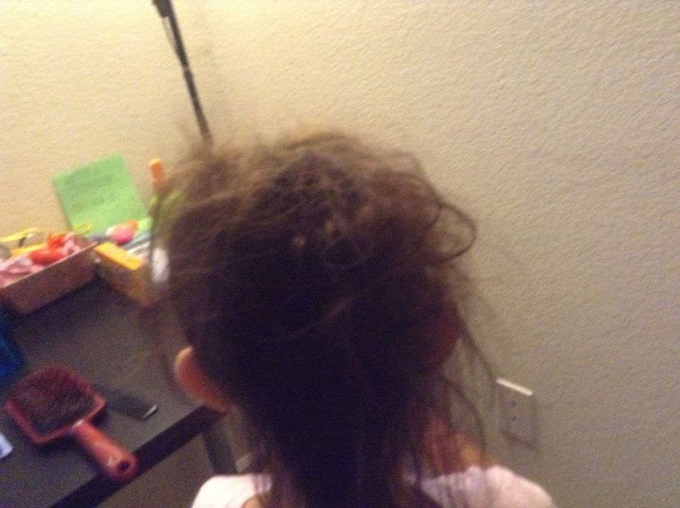 Then tease it with a comb