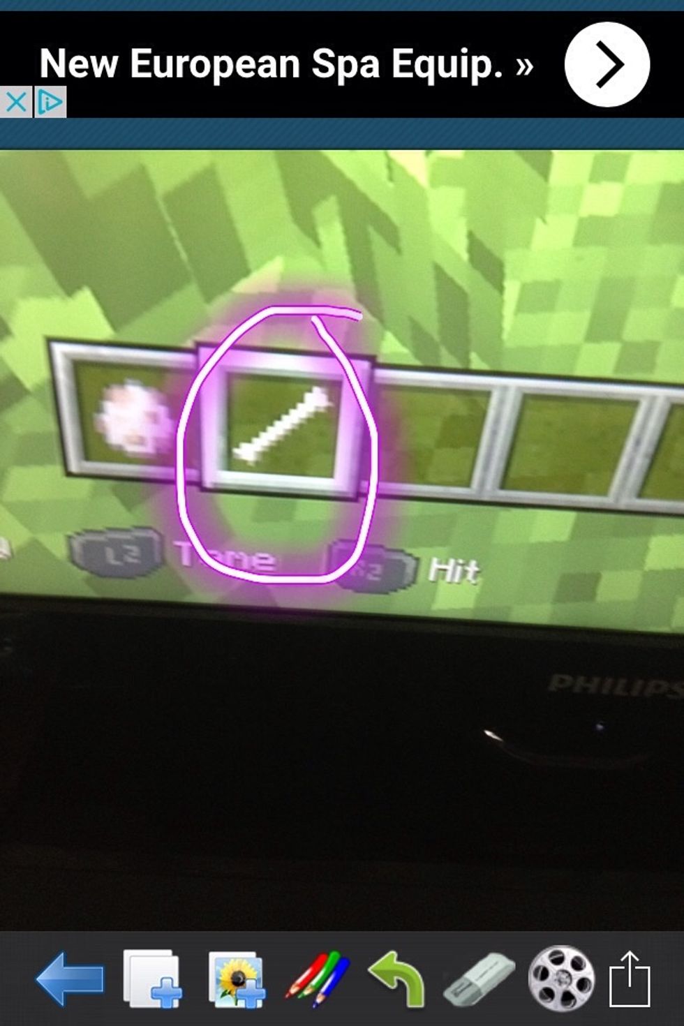 Then the bone should be in your hot bar