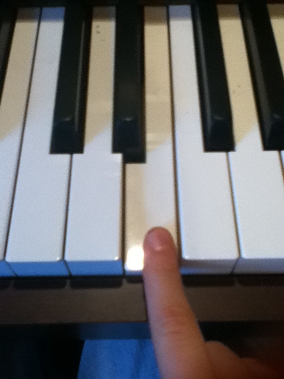 Then the E note