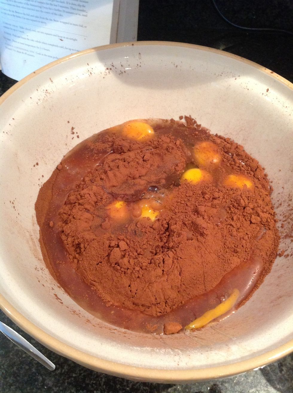 ... Then the eggs ...