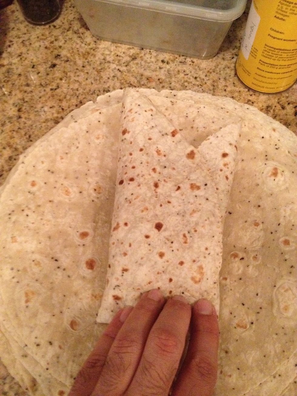 Then the other, and close from the top.