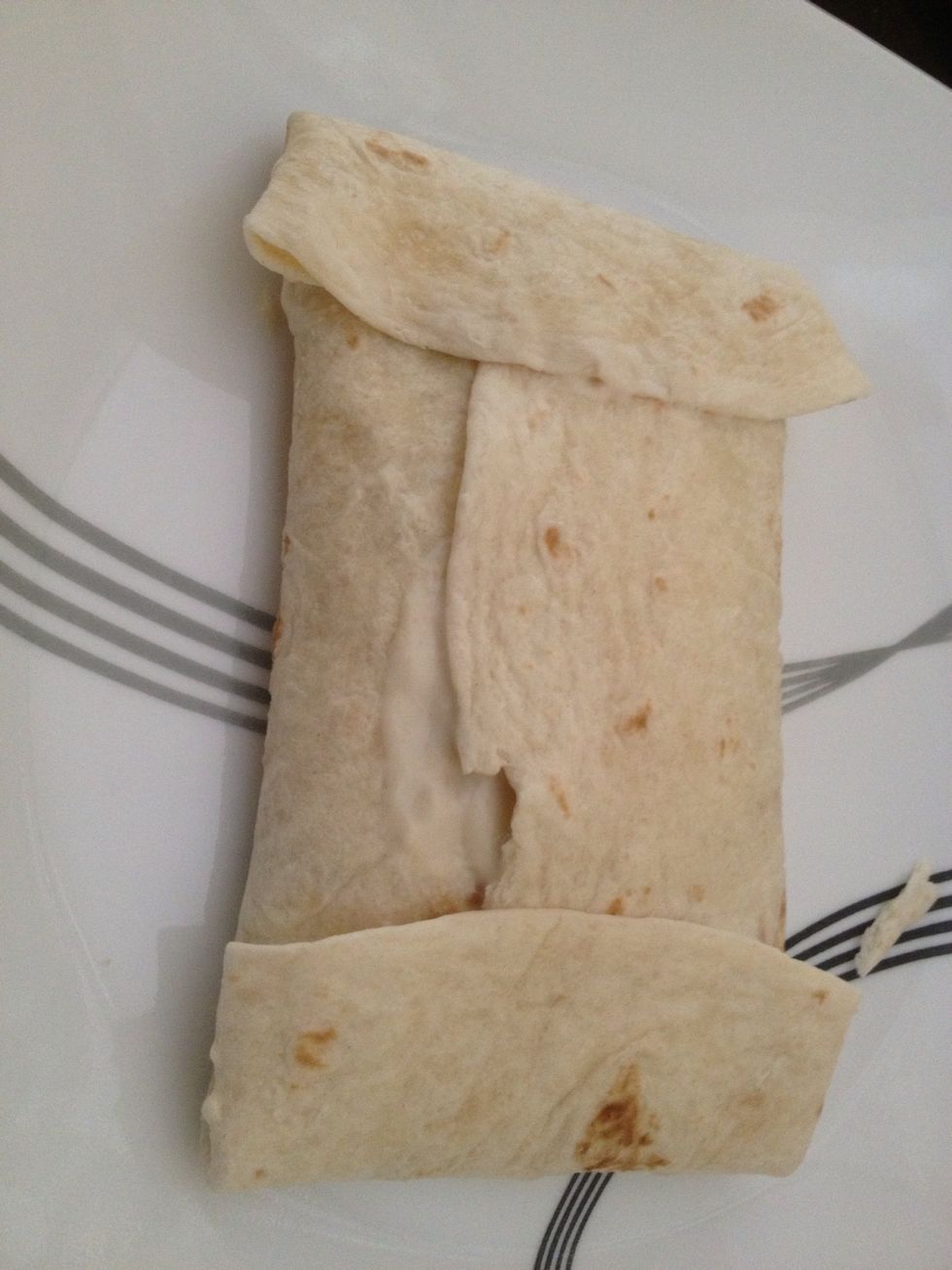 Then the other side it will look like this. Although one of the tortilla was dry but regardless it works