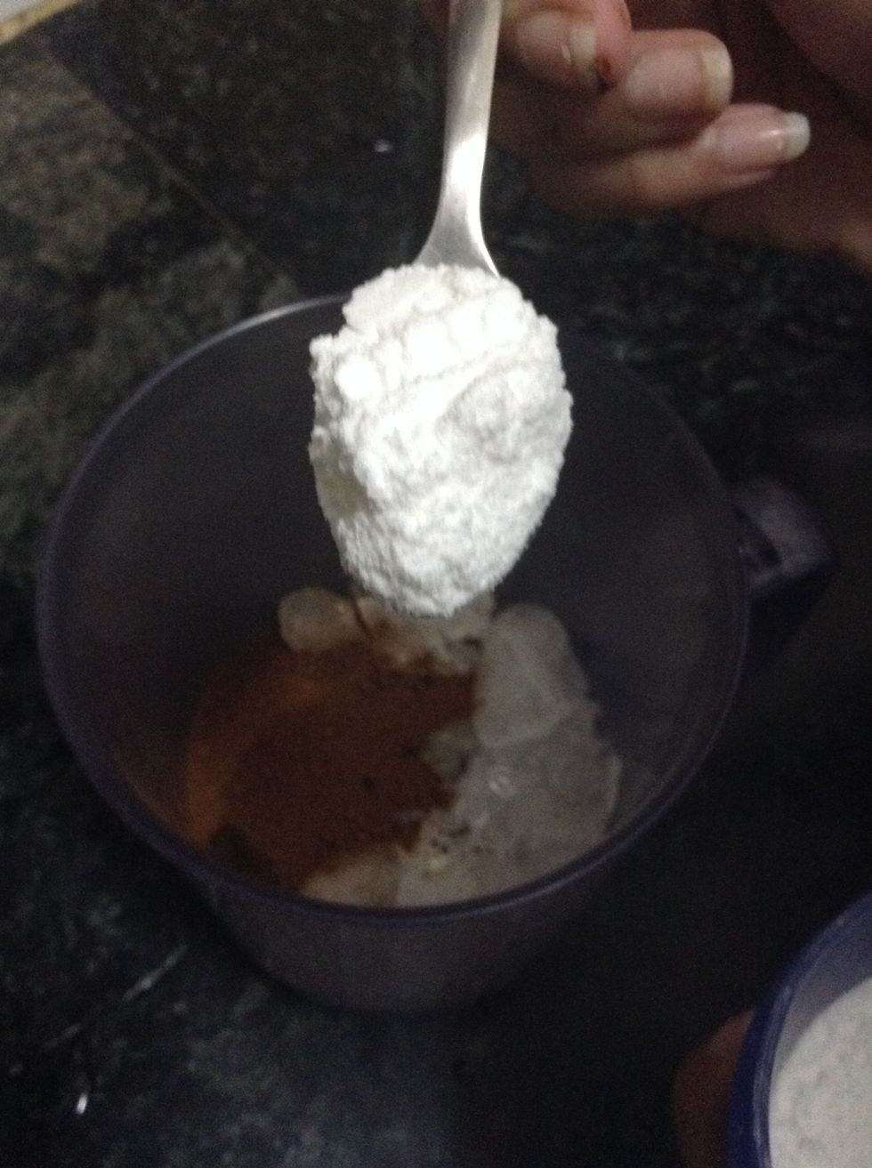 Then the same amount of sugar