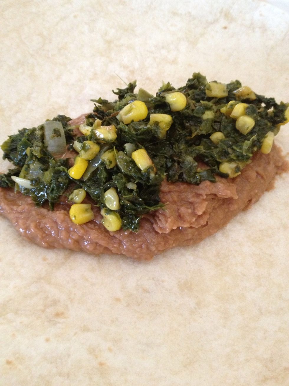 Then the spinach ingredients add how much you want