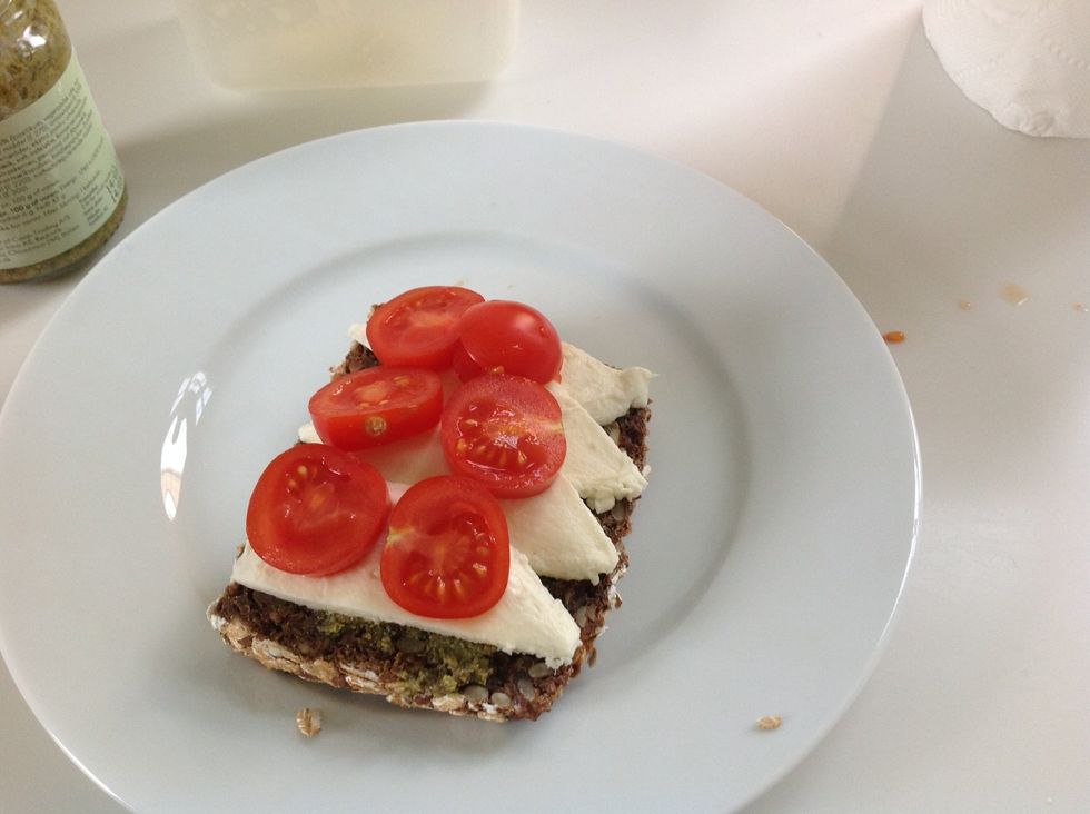 Then the tomatoes
