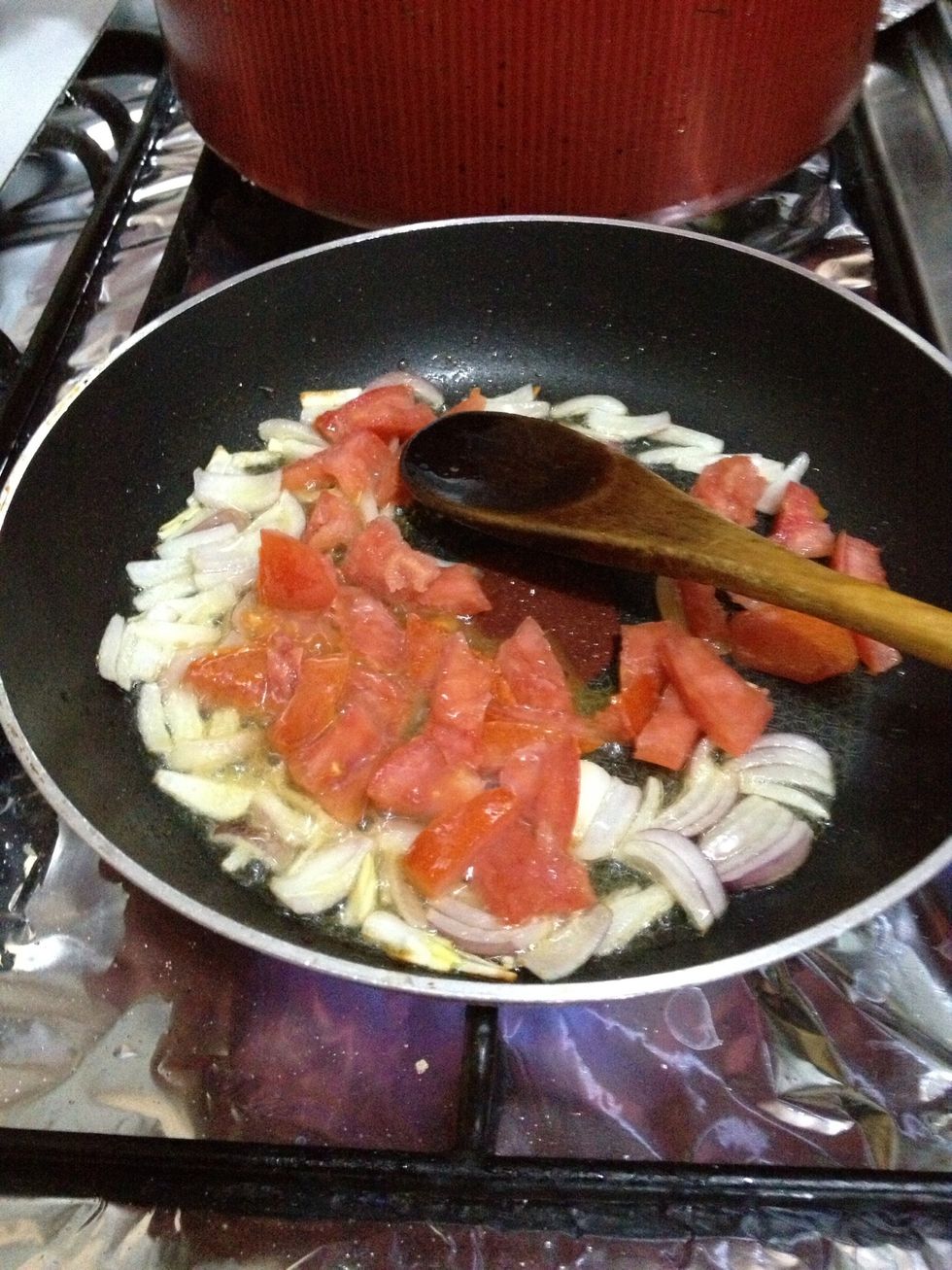 Then the tomatoes
