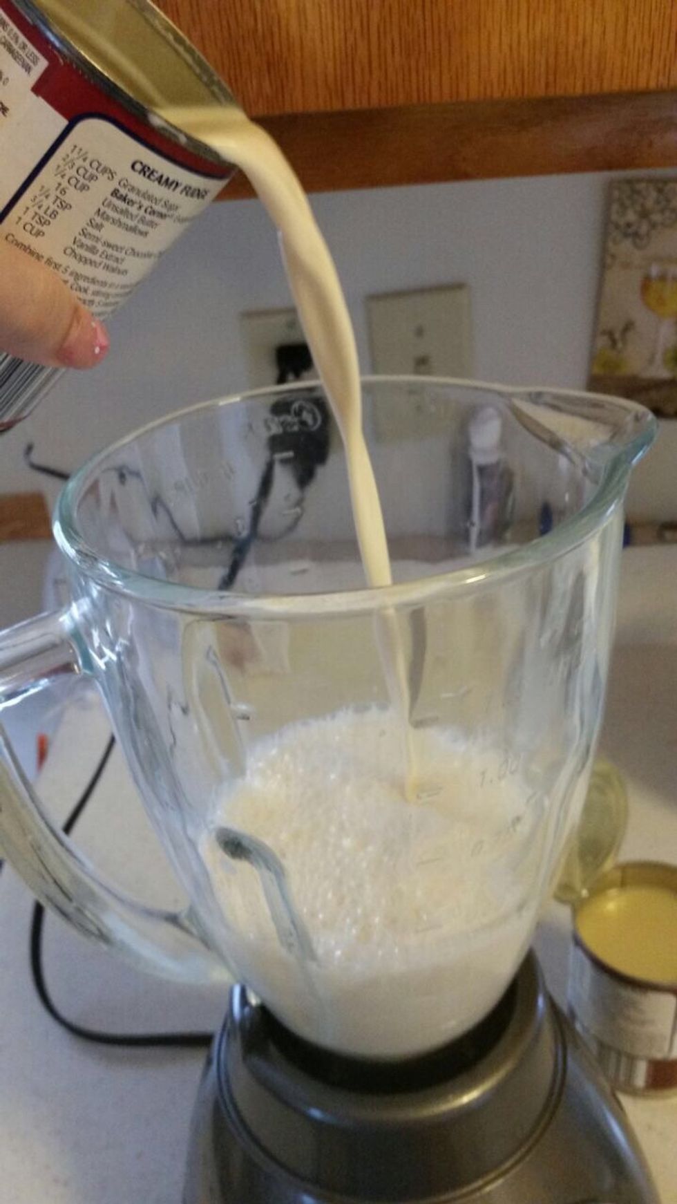Then the whole can of evaporated milk