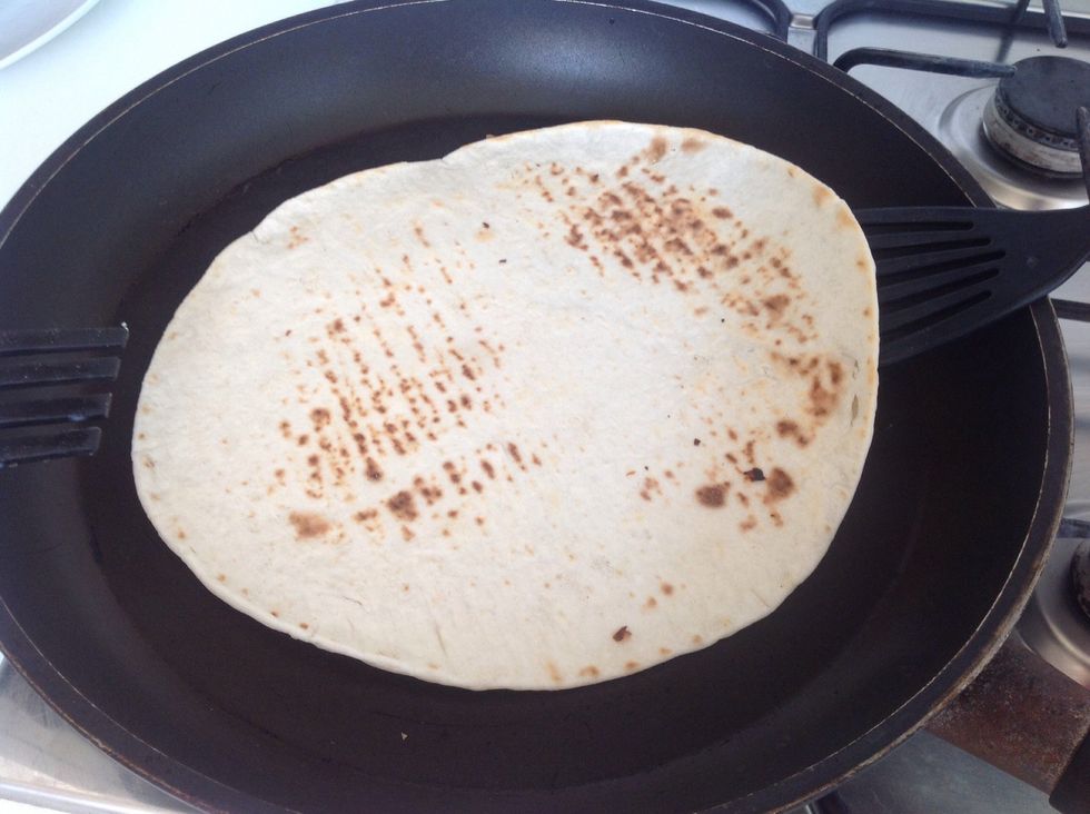 Then turn it on the other side