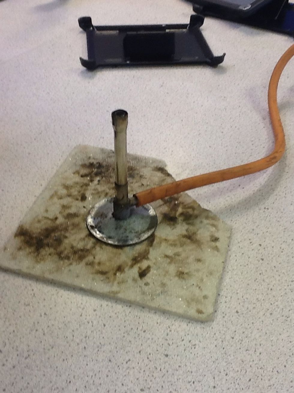 Then turn on the gas