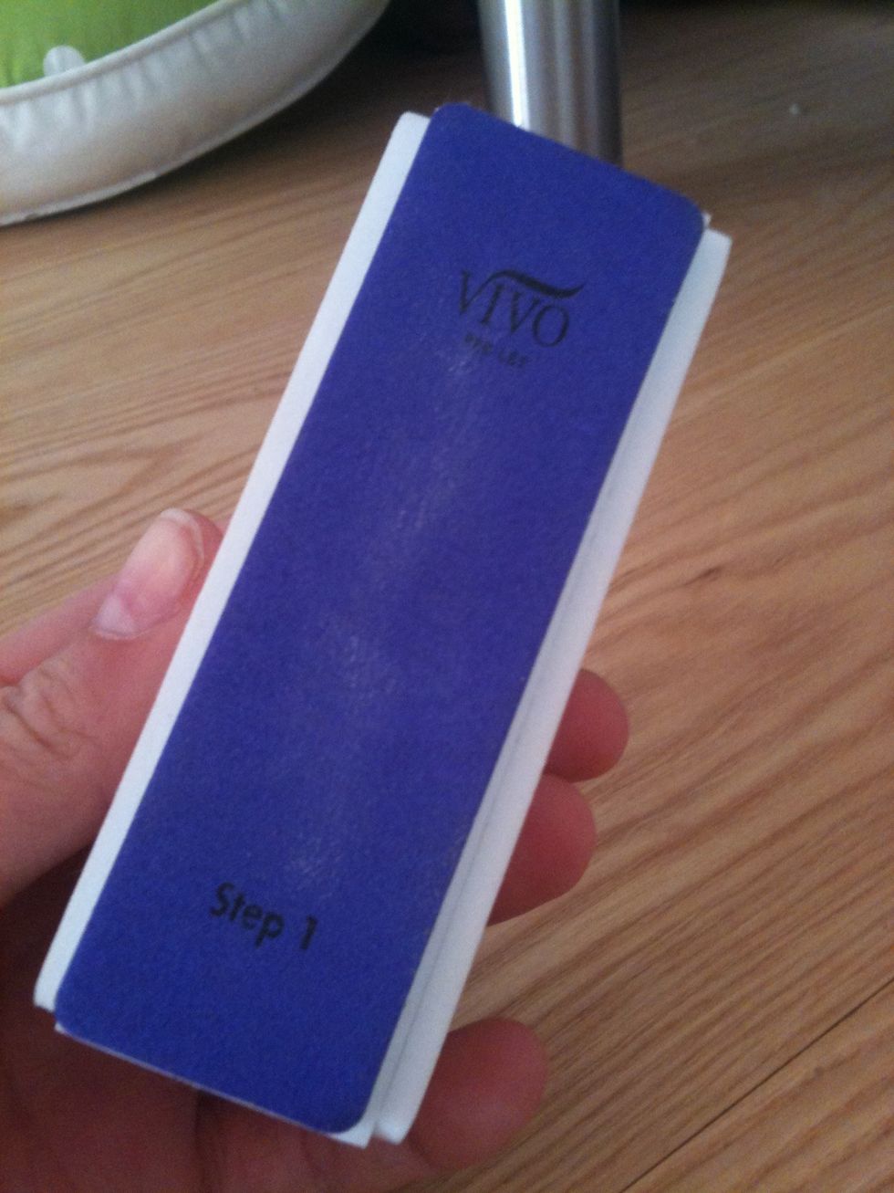 Then u should begin to file your nails (-: start with the first step\ud83d\ude0a file over your nails