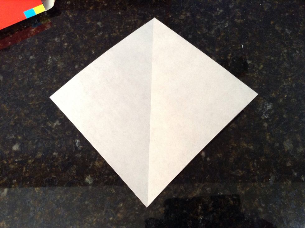 Then, unfold it.