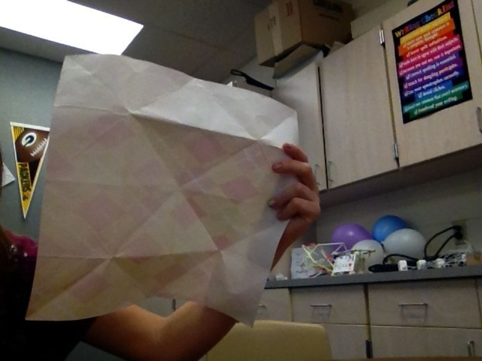 Then unfold it.