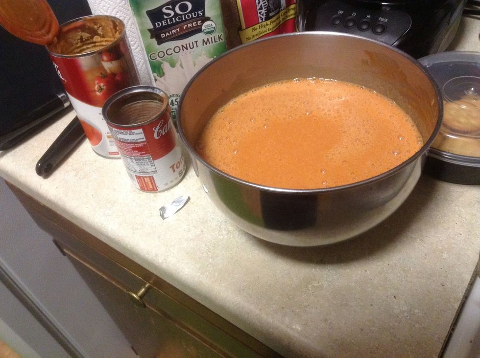 Then unsweetened coconut milk