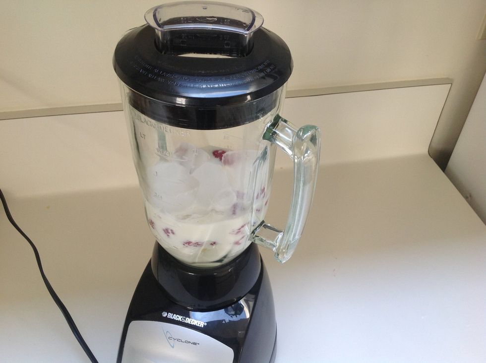 Then up to four chunks of ice!!! :) :)