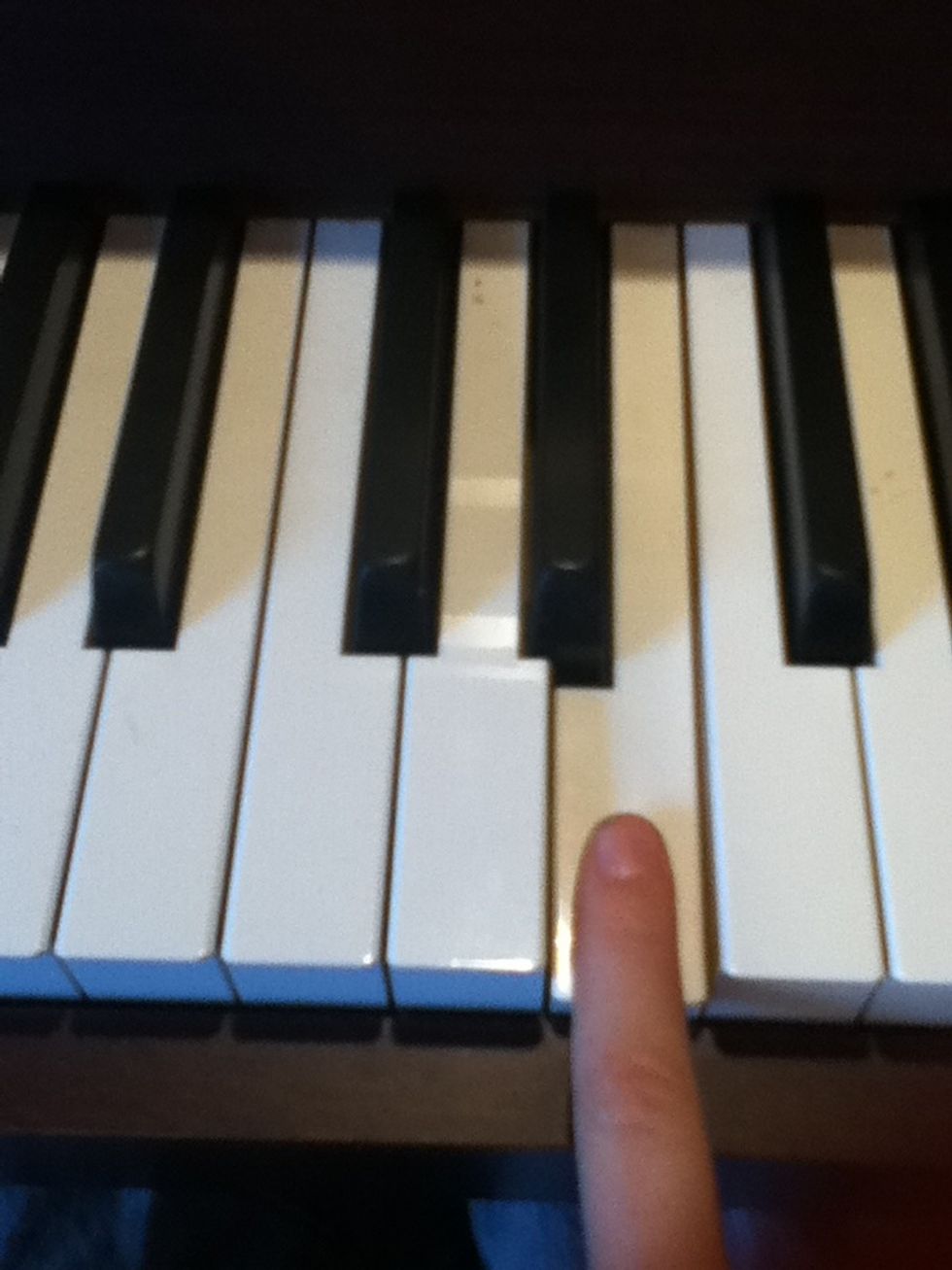 Then up to the E note