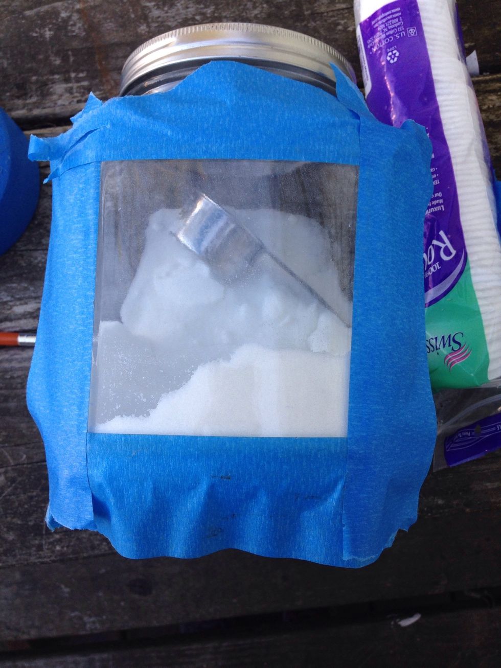 Then use masking tape to mark off areas you don't want paint on