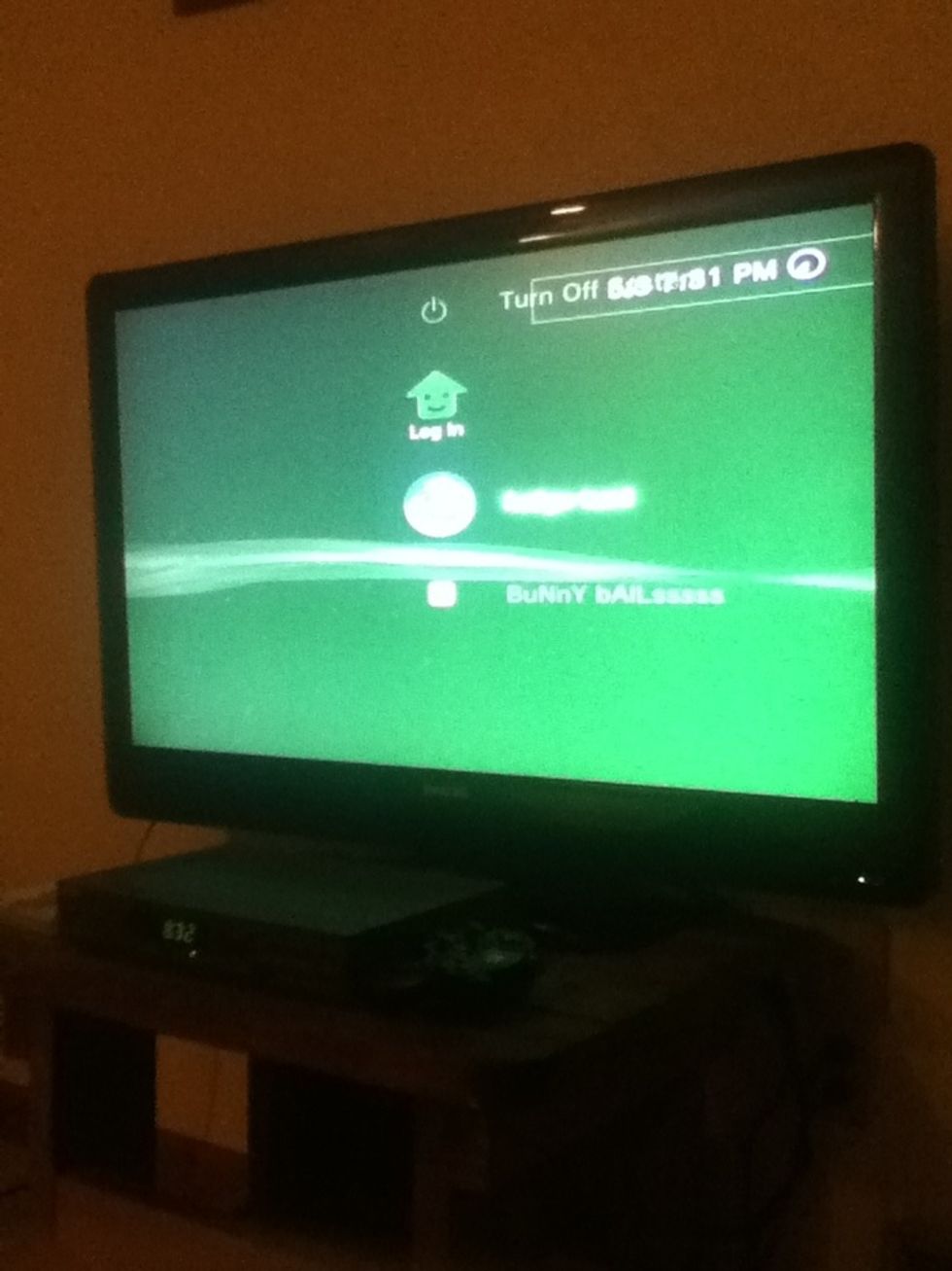 Then, using your controller, select your profile.