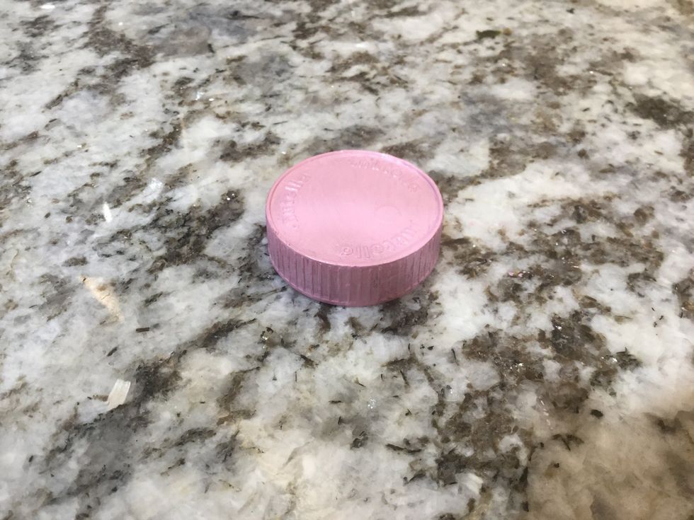 Then wait till it dries...