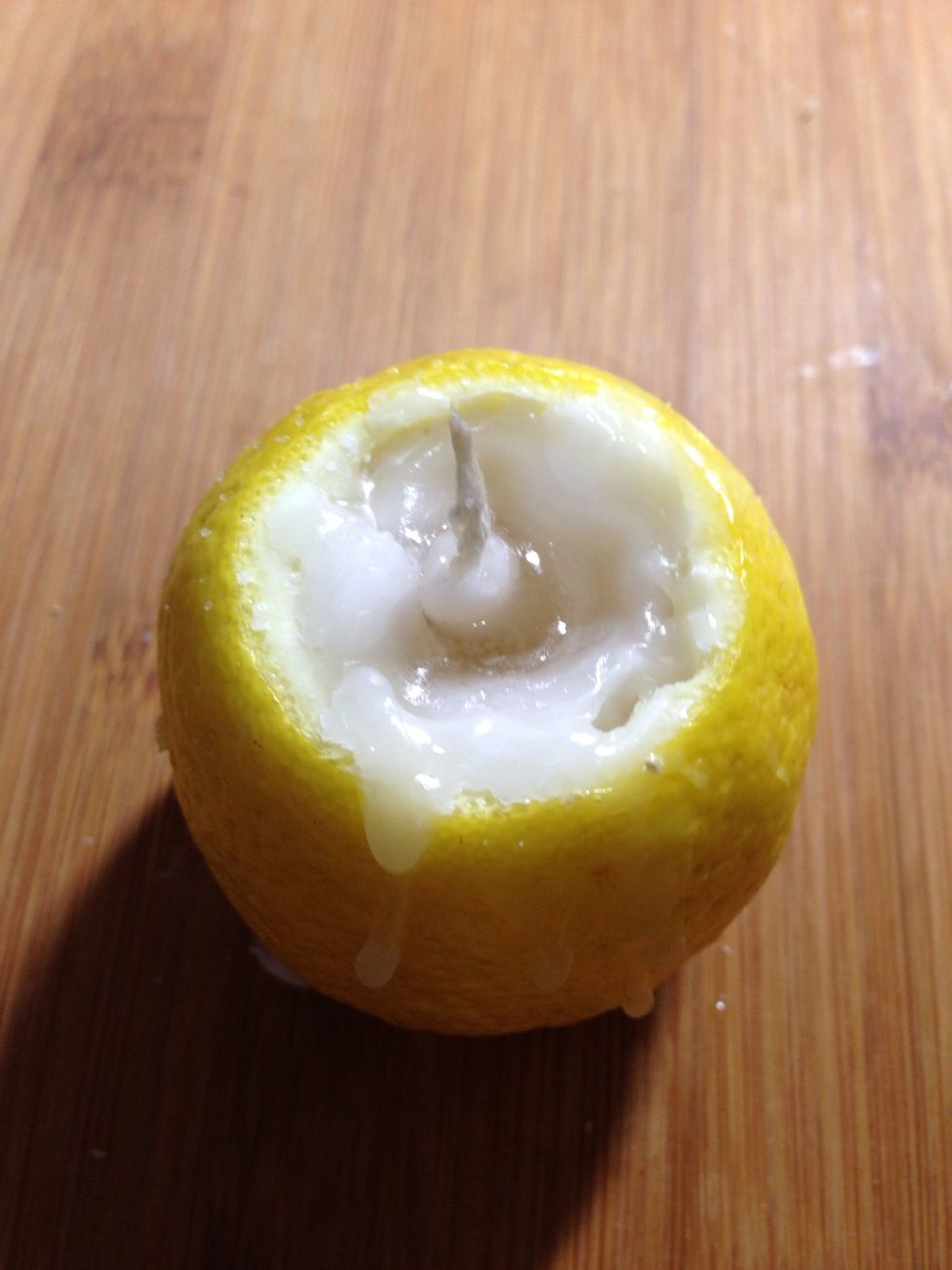 Then, waiting for it until solid.