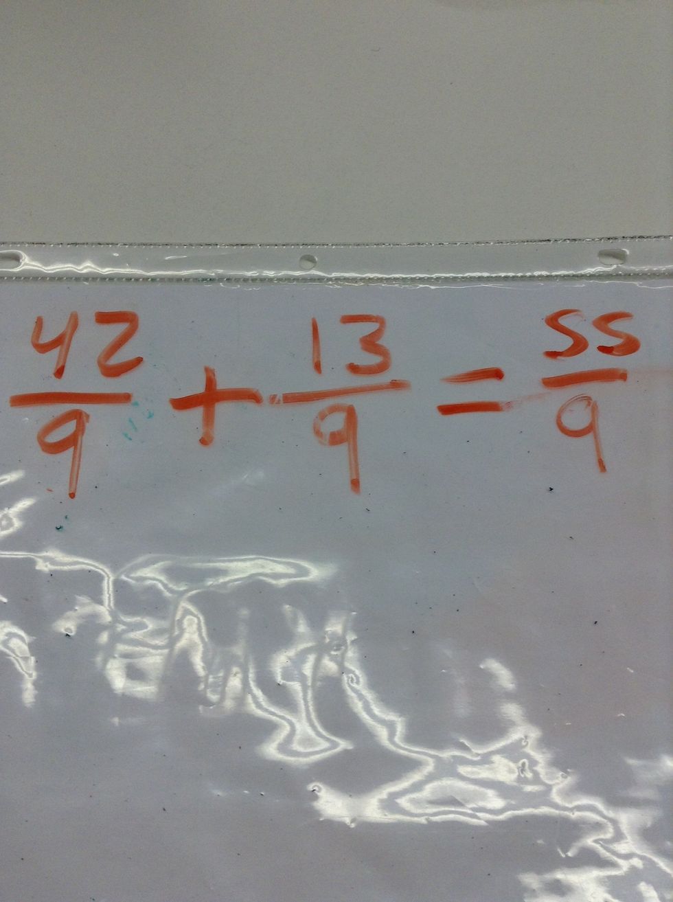 Then we add the problem