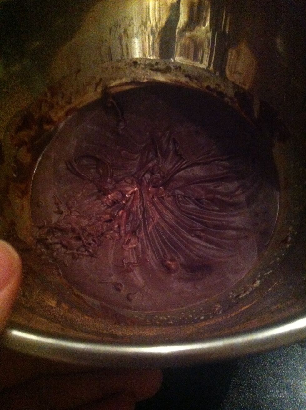 Then when you get it out of the refrigerator it should look like this