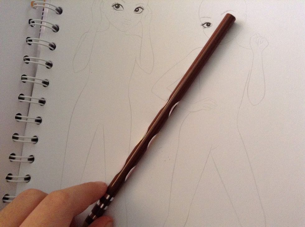 Then, with a brown...