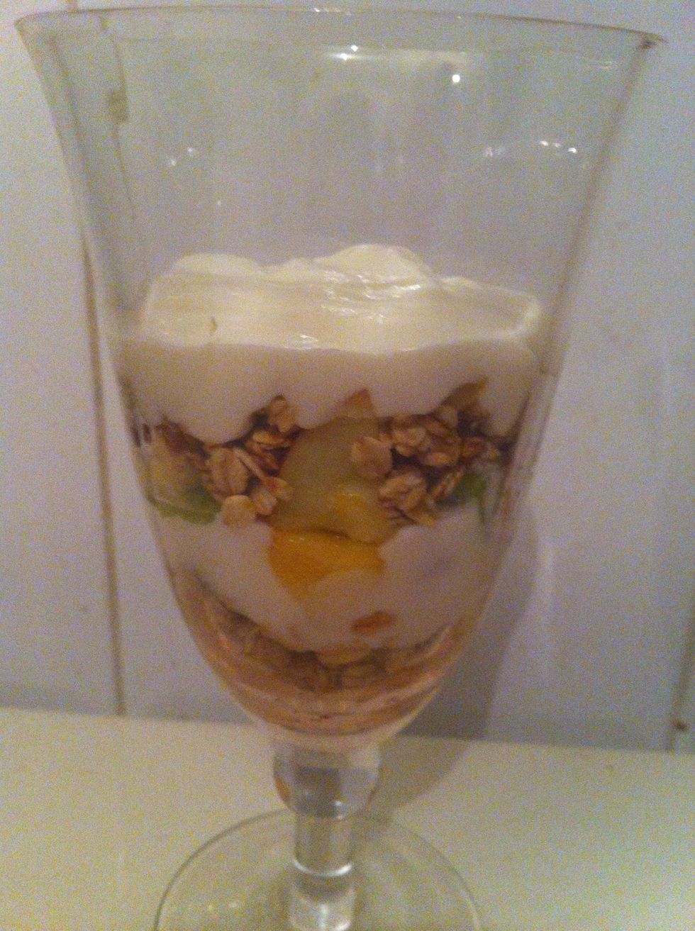Then yoghurt.