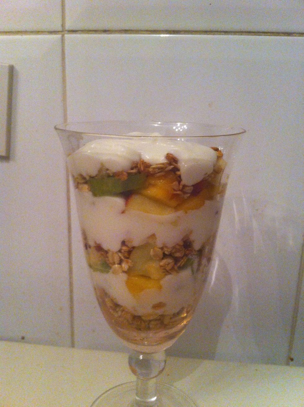 Then yoghurt.