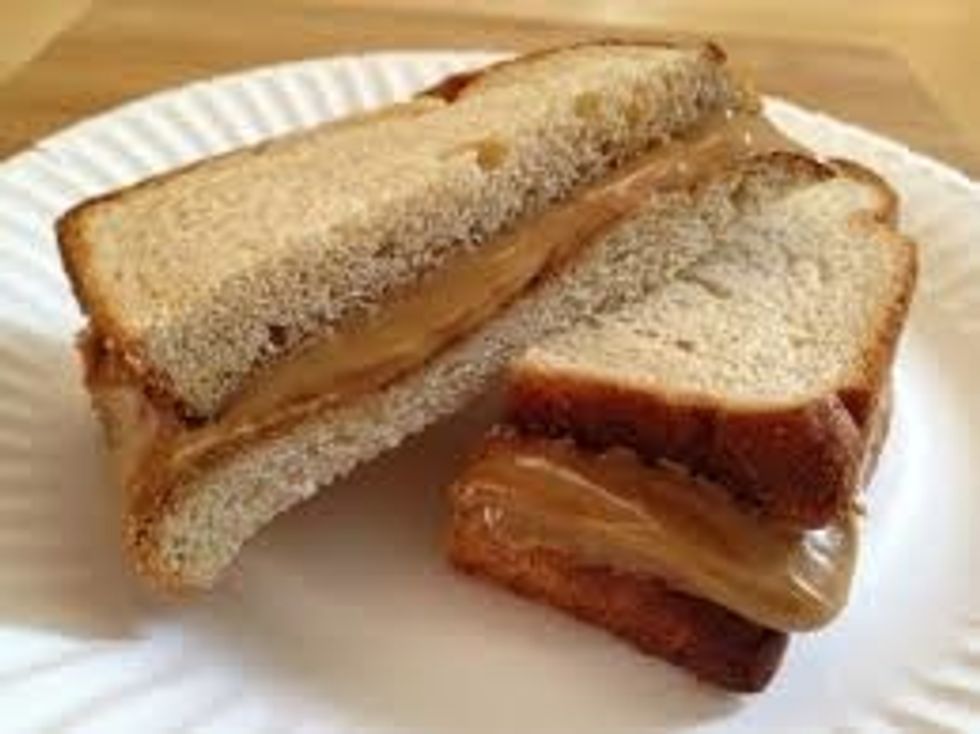 Then you a have a simple Peanut Butter sandwich!