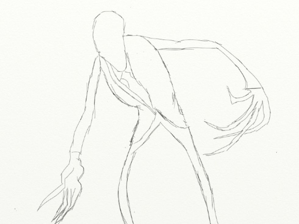 Then you add arms and legs like so