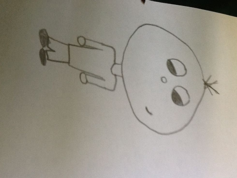 Then you add the rest of the body.