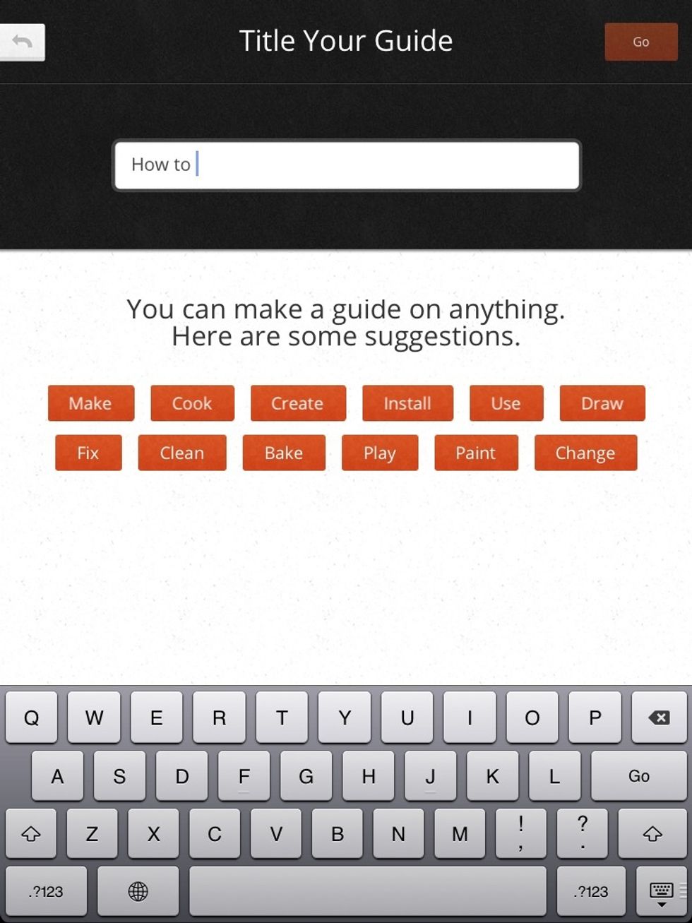 Then you are going to name your guide