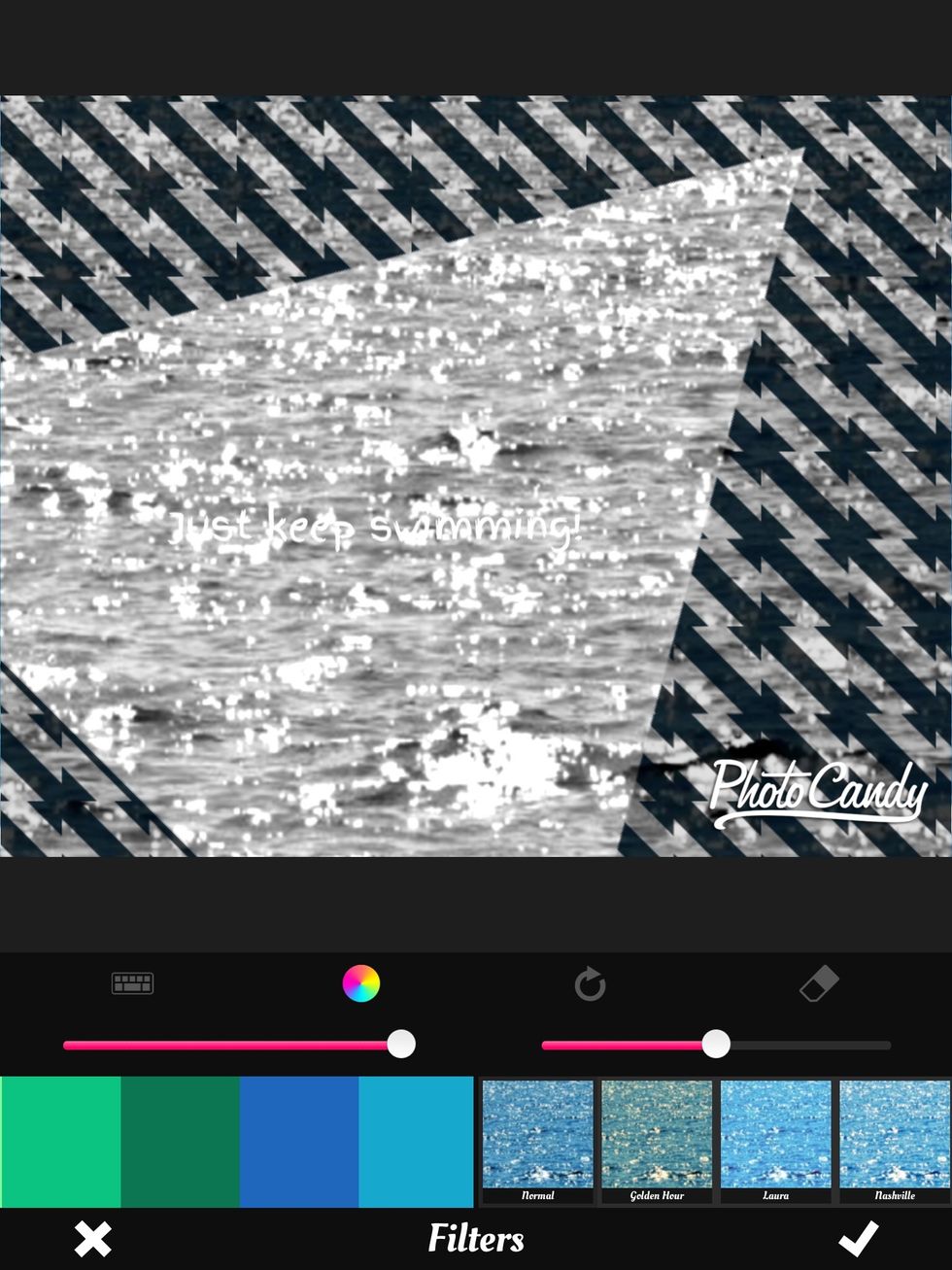 Then you can color the background in between the patterns, and even color it to different colors!